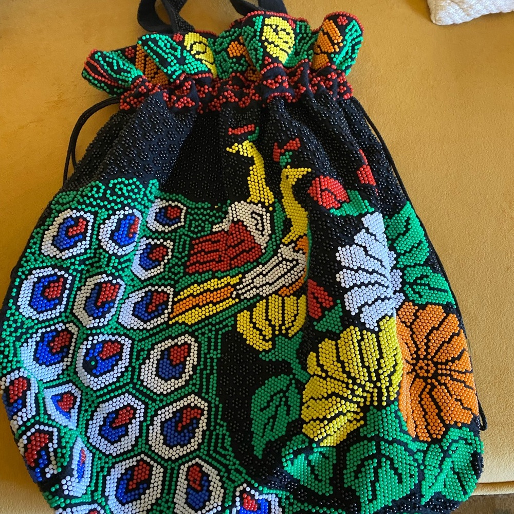Beaded vintage Bag Multi Colors
